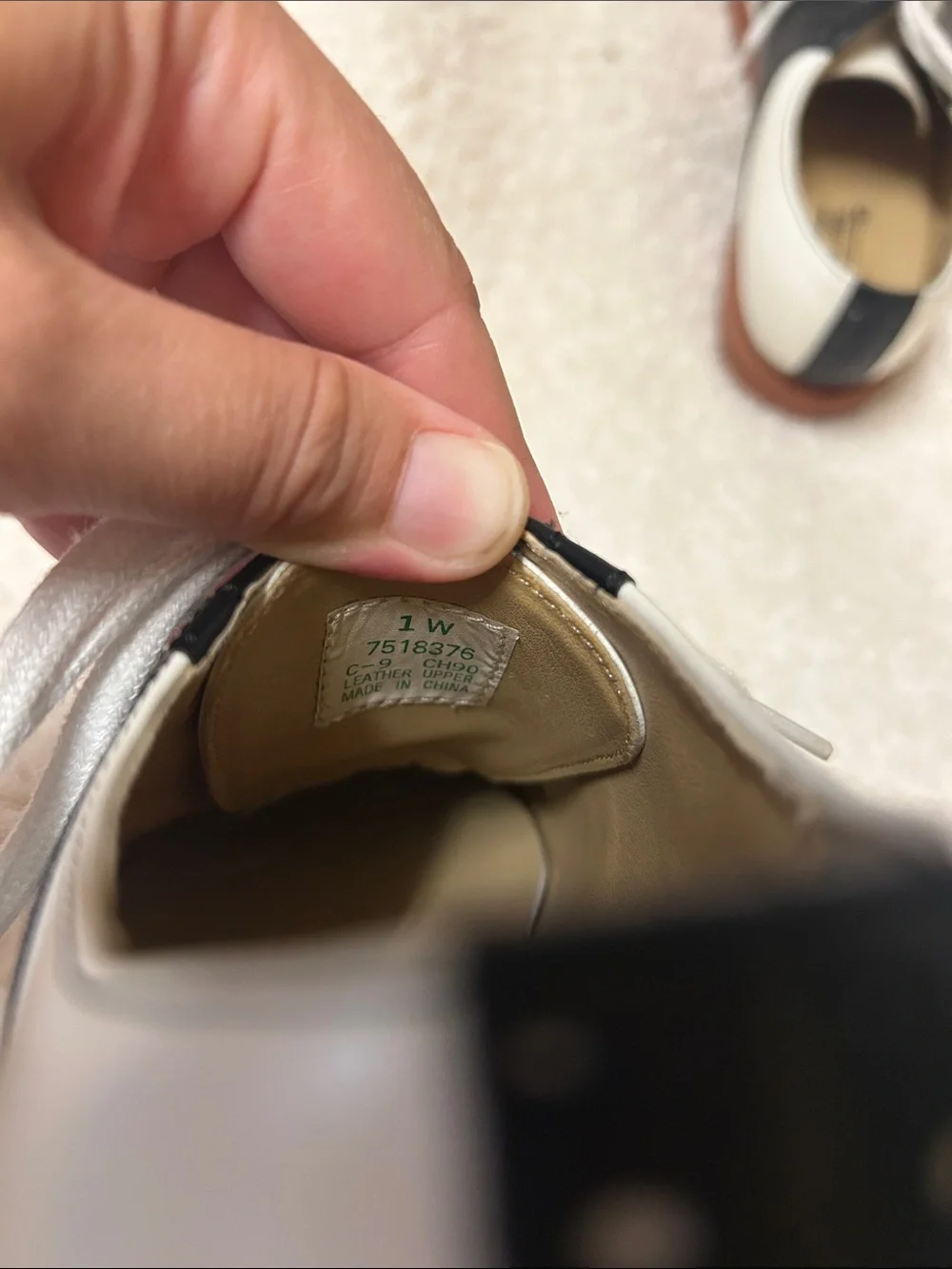 Girls Size 1 Stride Rite Saddle Shoes